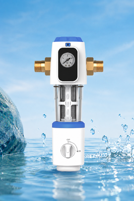BriskSpring N1-2C-BS Filter Sedimen Seluruh Rumah dengan Filtrasi 40 Mikron dan Jaring Baja Tahan Karat SUS316L