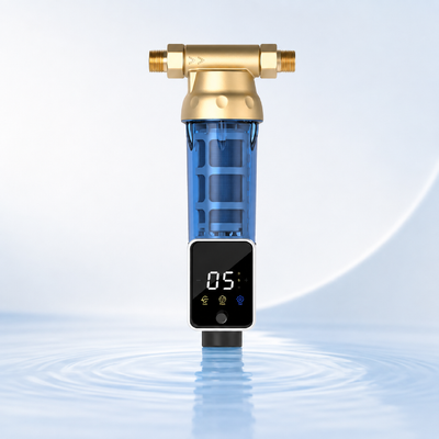 BriskSpring Q2-BS Otomatis Seluruh Rumah Sediment Pre-Filter dengan 40 Mikron Filtrasi dan SUS316L stainless steel Mesh