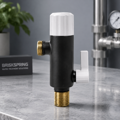 BriskSpring M81-BS MSAP Bioactive Anti-Scale Water Filter dengan 99% Scale Inhibition dan Filtrasi 400 Mikron