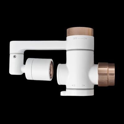 BriskSpring JP-002 Rose Gold Micro-Nano Bubble Faucet Filter dengan 360° Swivel Aerator dan Cartridge yang Bisa Diganti